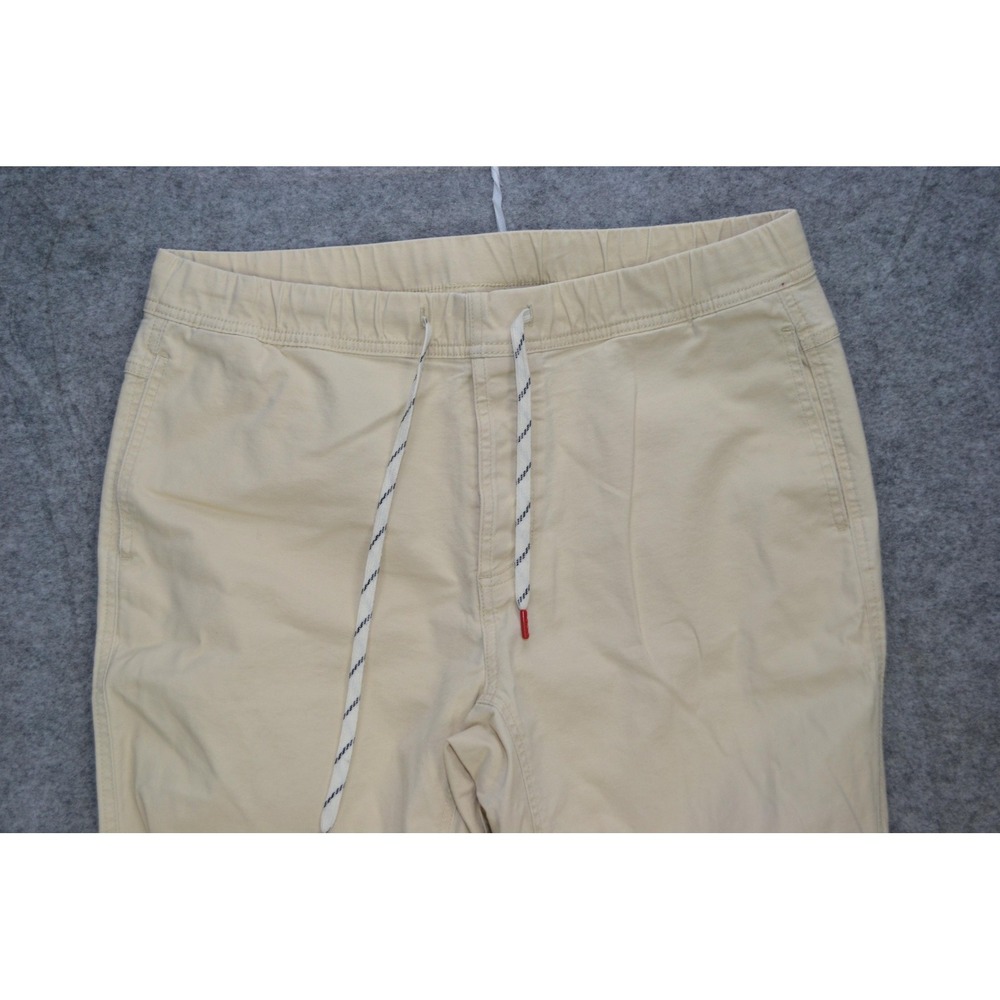Topo Designs Pants Mens XL Beige Jogger Elastic Waist Drawstring Organic Cotton - Picture 4 of 16